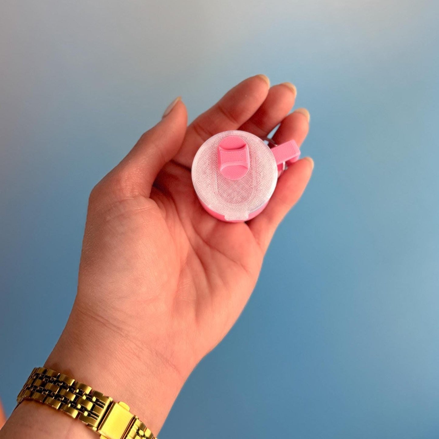 Mini Mug Keychain Pill Holder, Small Storage Container, Bag Charm Accessory, Travel Gift