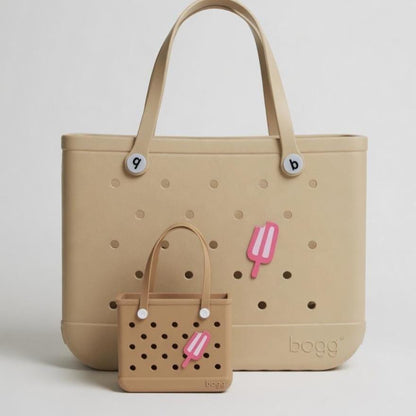 Mini Bogg Bag Accessory, Doll Size Tote, Hard Plastic Mini Bag, Bag Charm Insert, Purse Decor