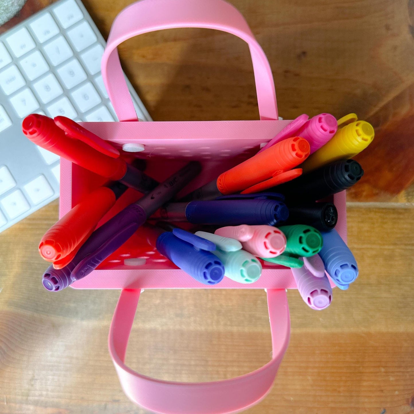Pencil Holder Bogg Bag, Teacher & Mom gift, Desk Organizer, Office Desk Decor, Unique Fun Gifts